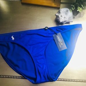 RALPH LAUREN ROYAL BLUE BIKINI BOTTOMS